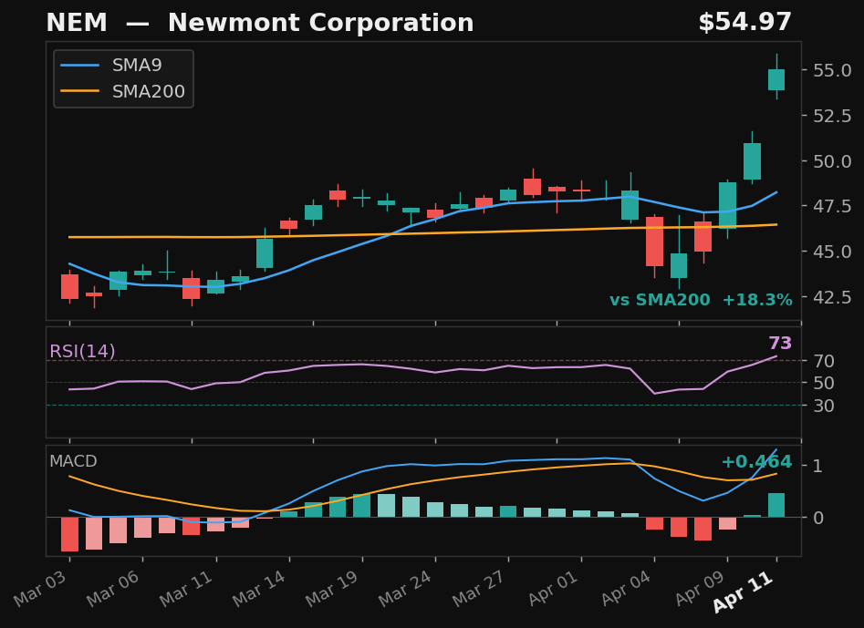 NEM chart