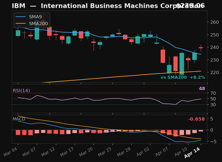IBM chart