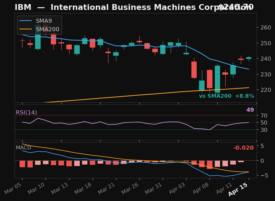 IBM chart