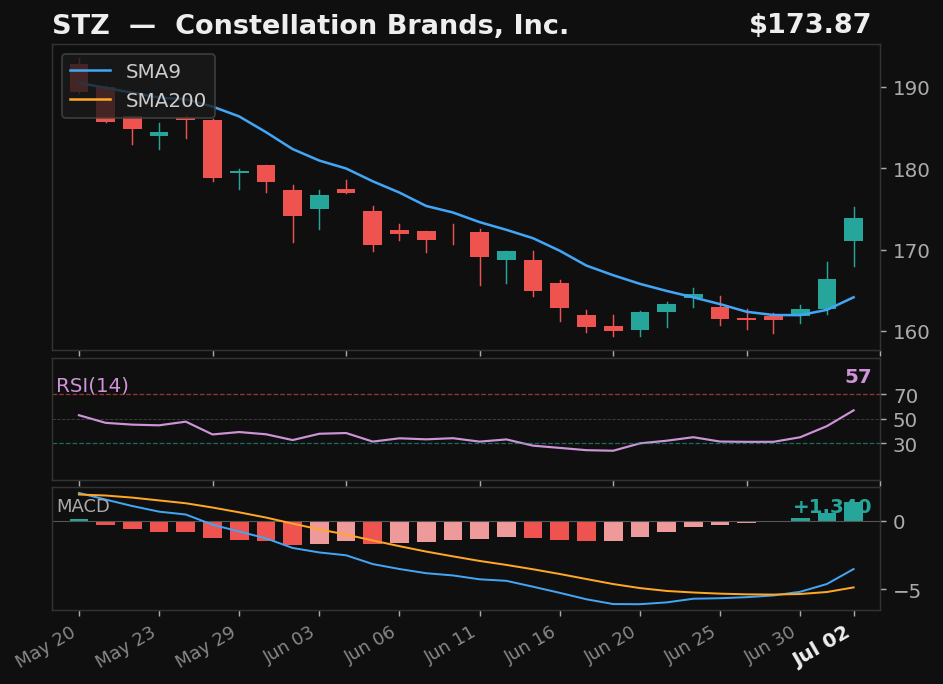 STZ chart
