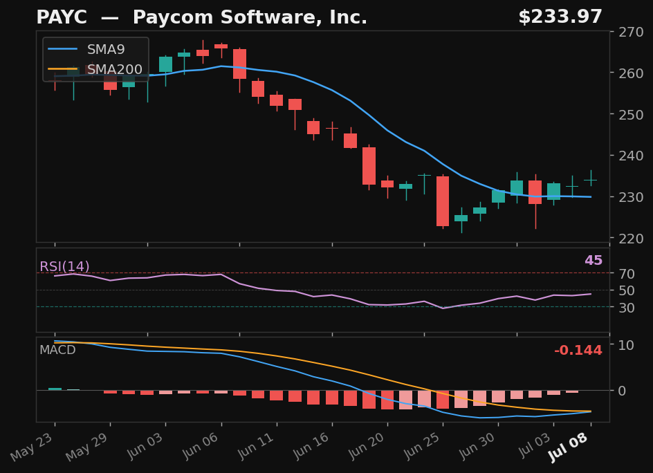 PAYC chart