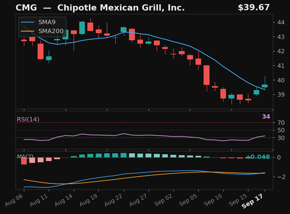 CMG chart