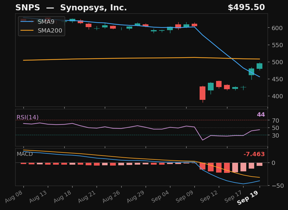 SNPS chart