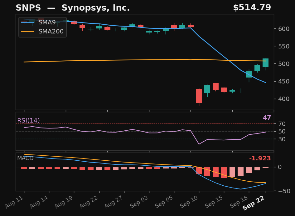 SNPS chart