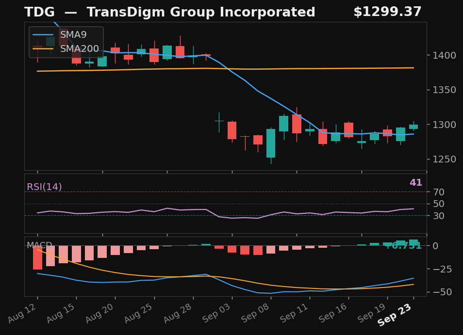 TDG chart