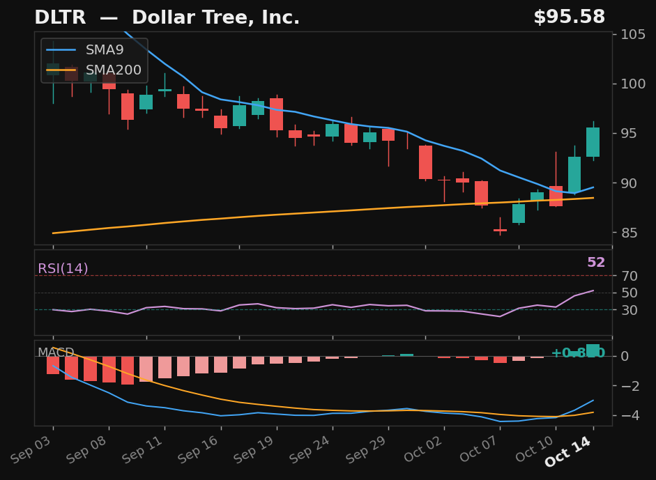 DLTR chart