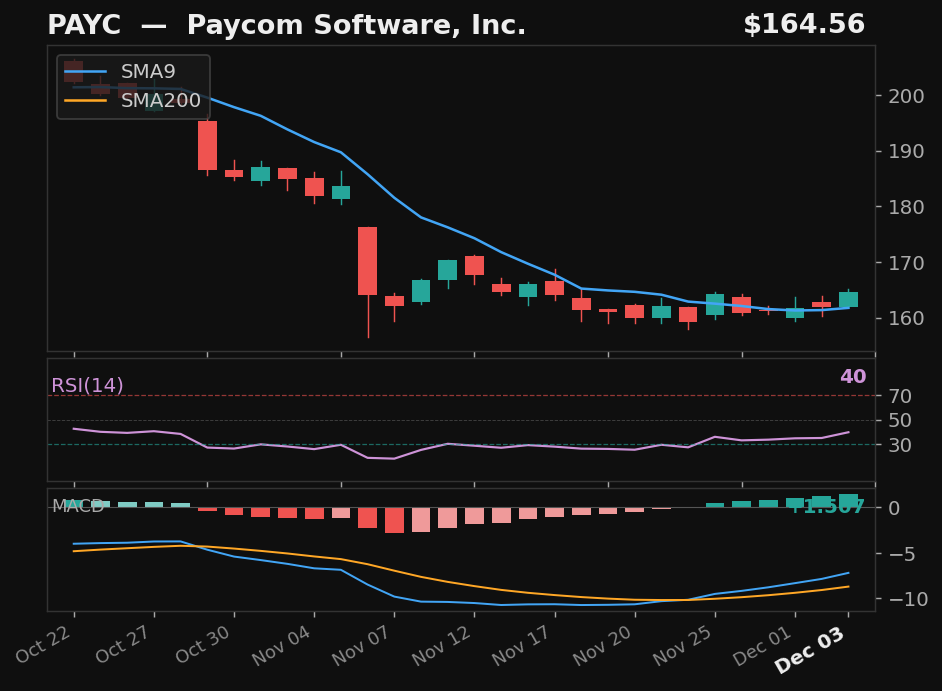 PAYC chart