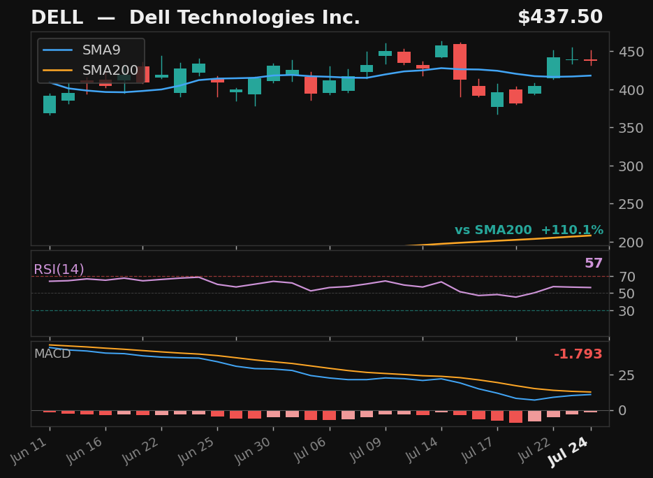 DELL chart