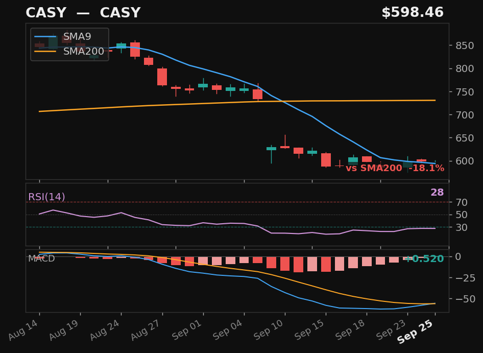 CASY chart
