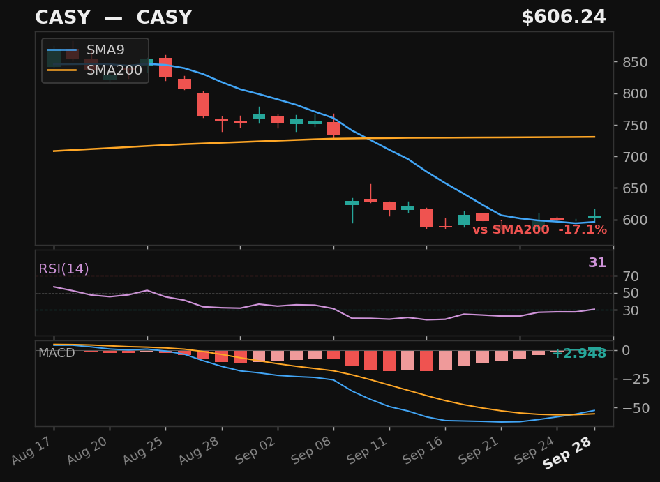CASY chart
