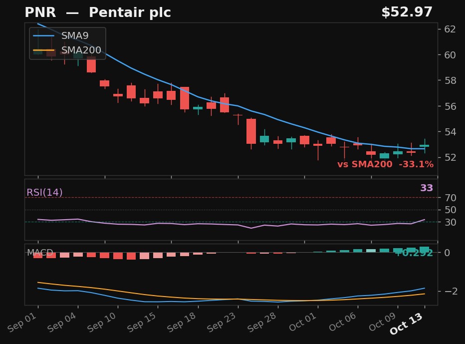 PNR chart